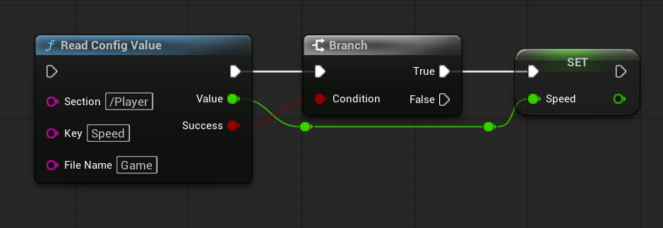Read config value