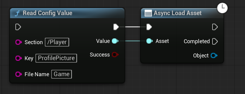 Read soft object reference and async load