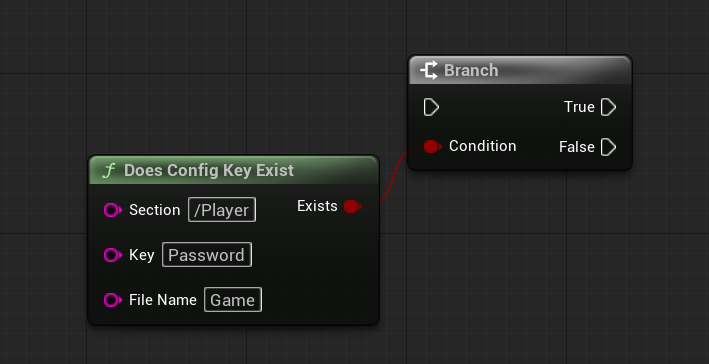 Does config key exist